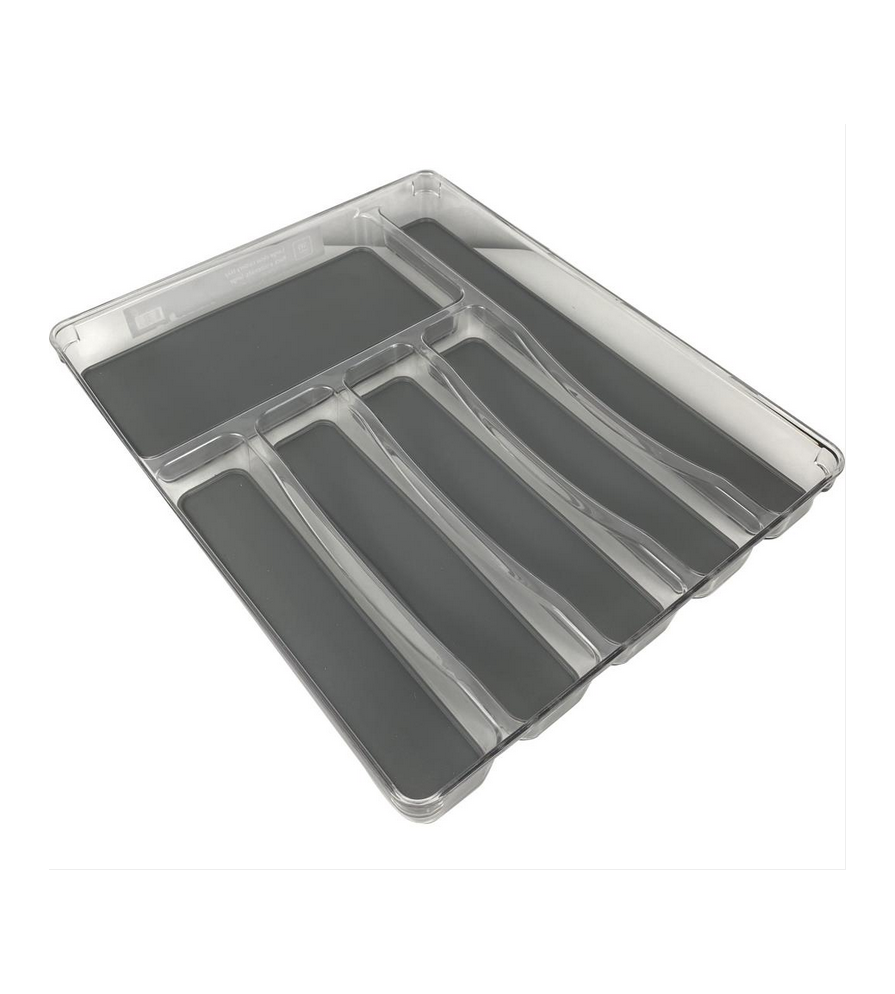 Large Clear Cutlery Tray