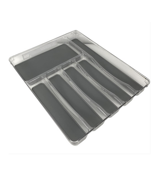 Large Clear Cutlery Tray