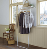 TOWER Leaning Shelf with Coat Hanger