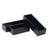 Black Bamboo Slim Rectangular Organizer