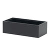 Black Bamboo Slim Rectangular Organizer