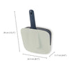 CleanStore Wall-Mounted Dust Pan & Brush