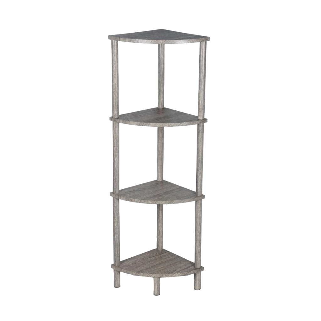 4 Tier Corner MDF Shelf