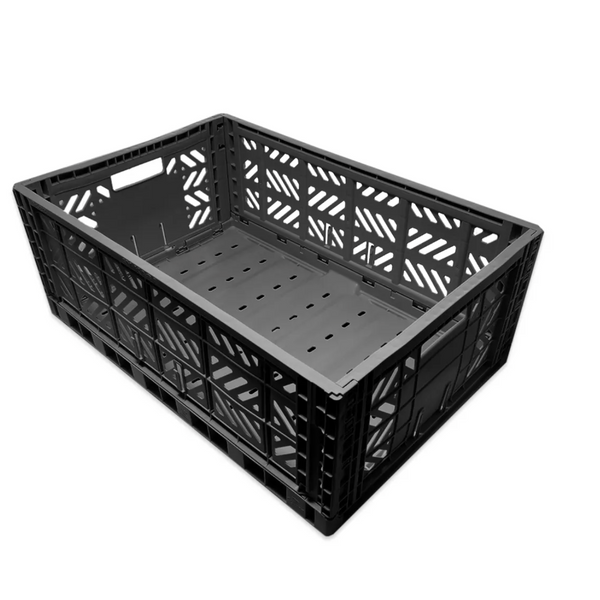 Folding Crates Black