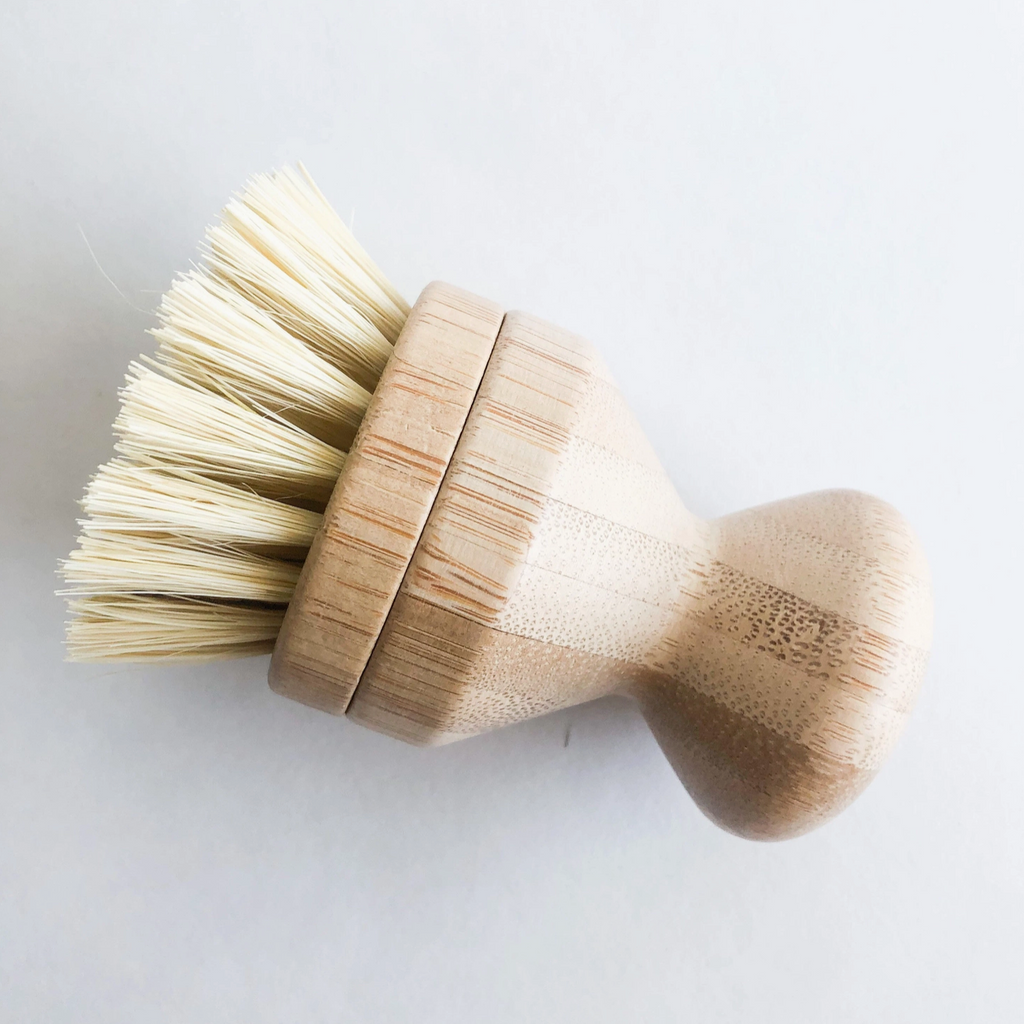 Natural Bamboo Pot Brush w/ Removable Head