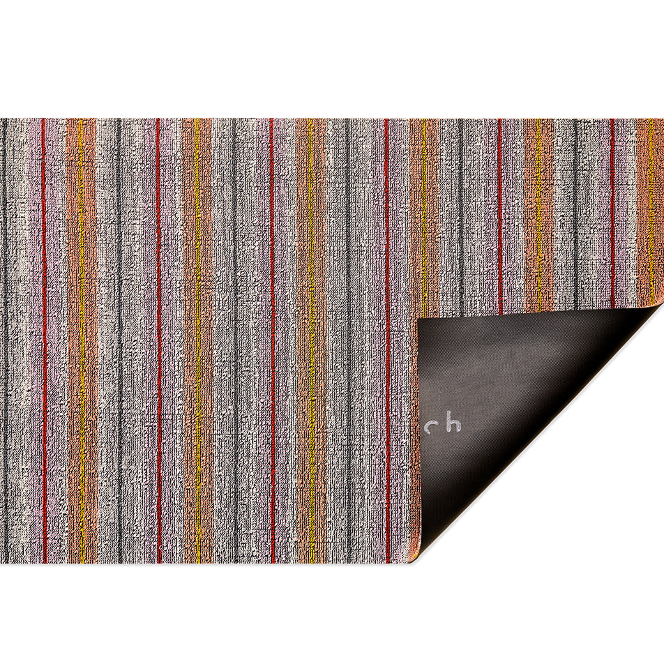 Ribbon Stripe Shag Mat