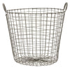 Grey Wire Round Basket