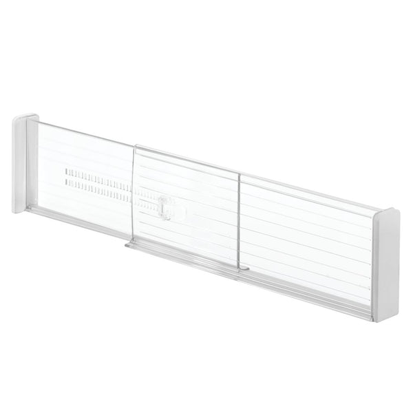 Linus Adjustable Deep Drawer Divider Set of 2 Clear