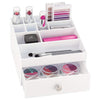 Clarity Cosmetic Organizer With Drawer