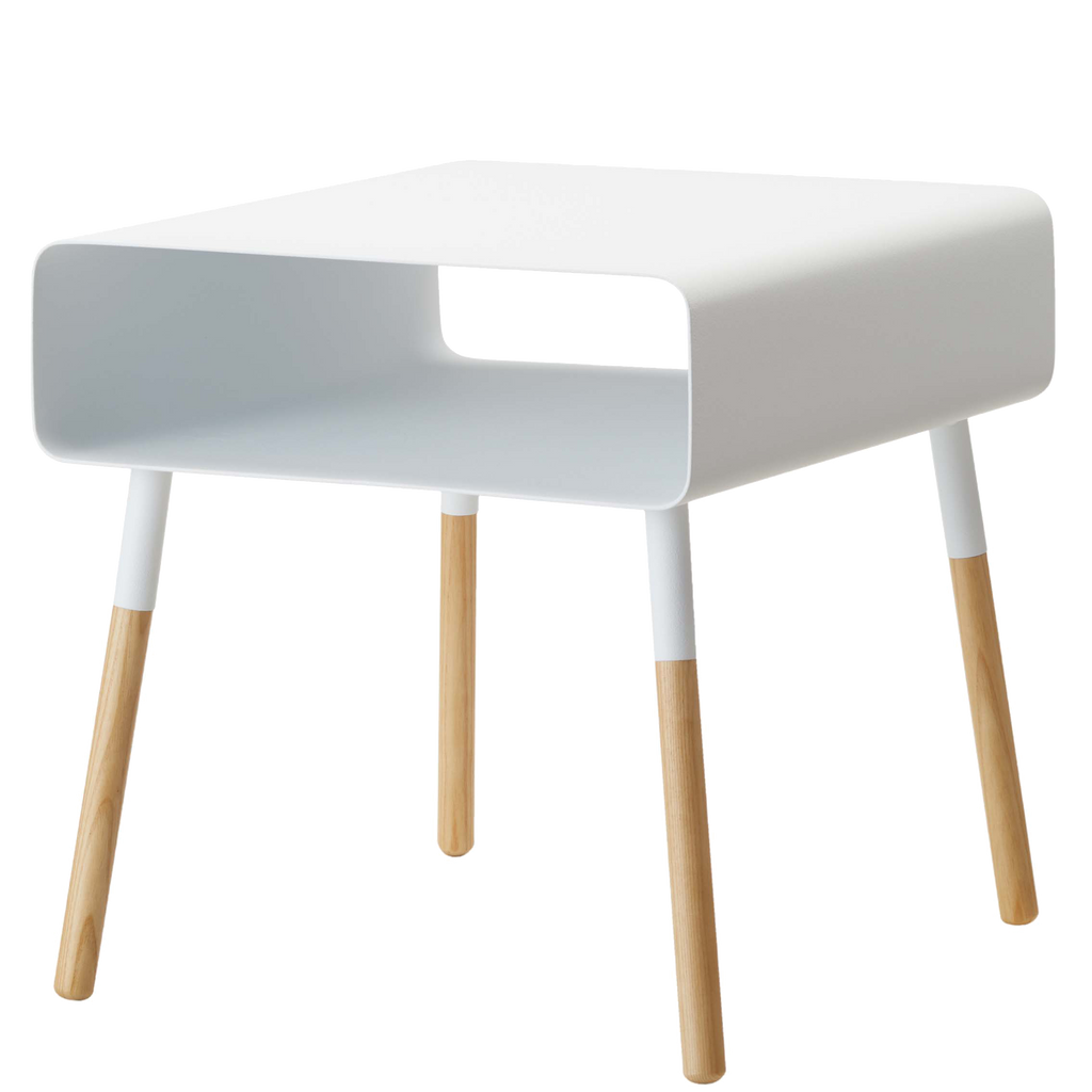 PLAIN Side Table with Storage Shelf