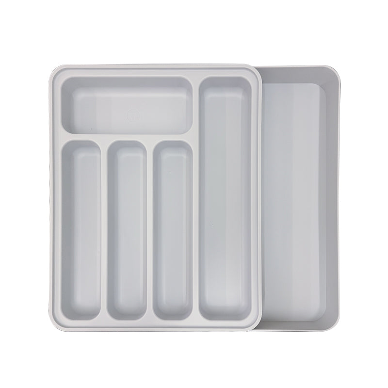 Expandable Cutlery Tray Grey