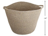 Melange Jute Rope Round Basket