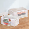 Storage Zipper Bag - Medium (set of 2) White/Clear