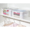 Storage Zipper Bag - Medium (set of 2) White/Clear