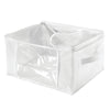 Storage Zipper Bag - Medium (set of 2) White/Clear