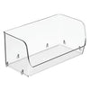 Stacking Organizer Bin | Wide Open Front