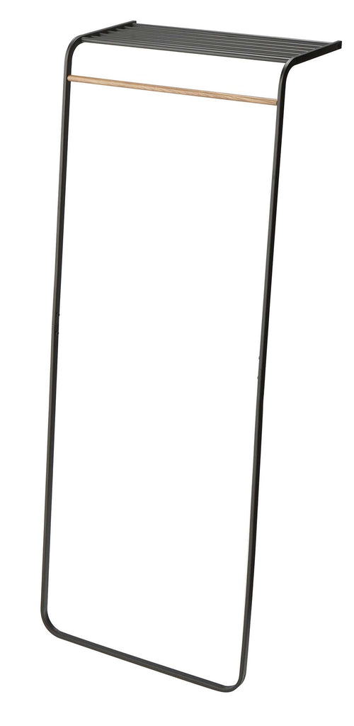 TOWER Leaning Shelf with Coat Hanger