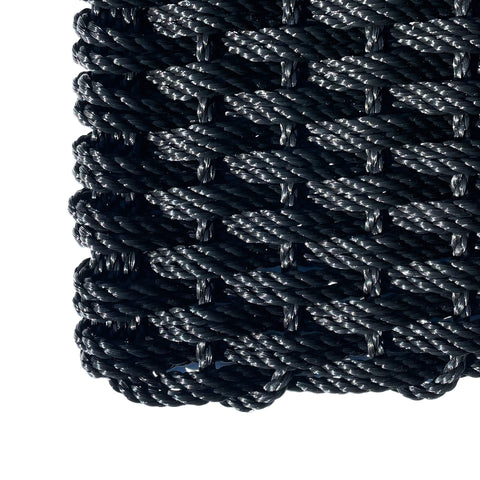 Double Weave Doormat Black
