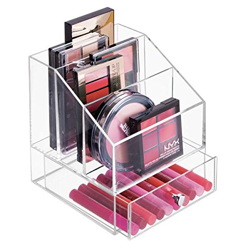 Clarity Cosmetic Palette Organizer with Drawer