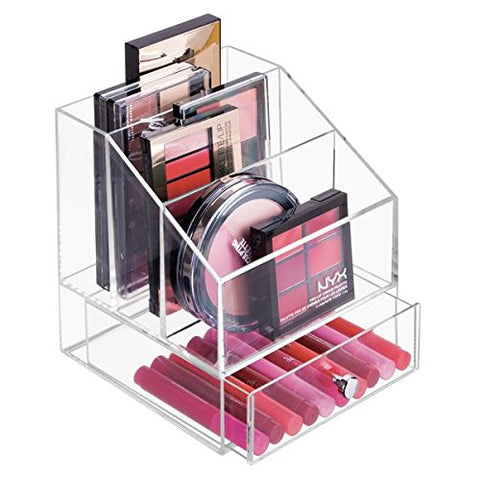 Clarity Cosmetic Palette Organizer with Drawer