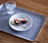 Linen Tray Grey White Stripe