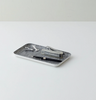 Linen Tray Grey White Stripe