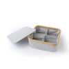 KIM Storage Box with lid 4 sections