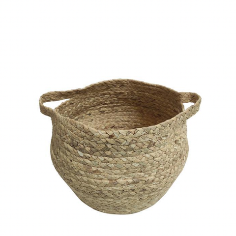 Water Hyacinth Belly Basket