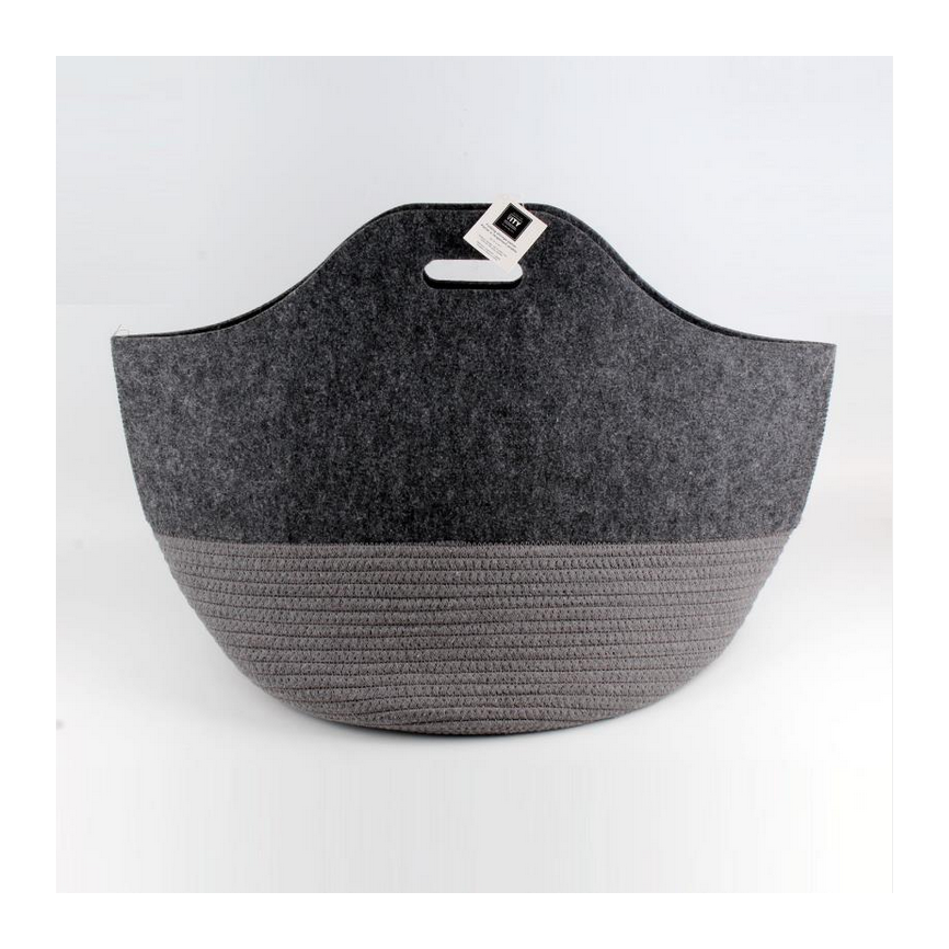 Felt & Cotton Storage Basket