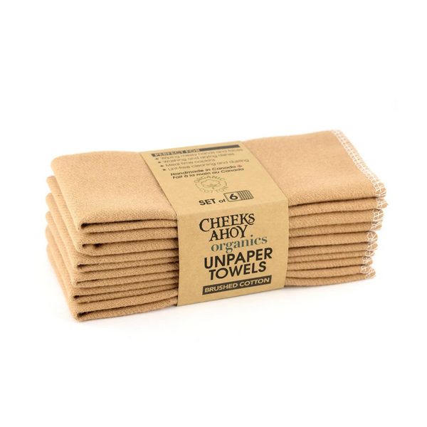 Organic Brushed Cotton Unpaper Towels