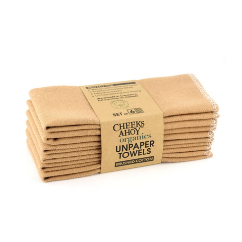 Organic Brushed Cotton Unpaper Towels