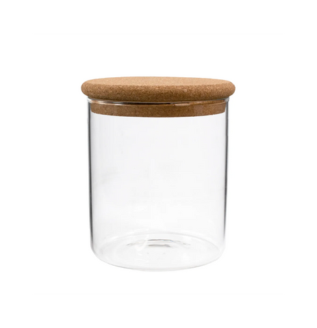 Borosilicate Glass Jar with Cork Lid