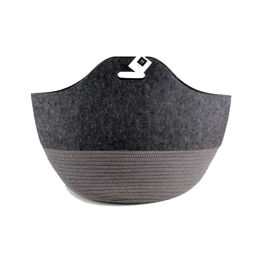 Felt & Cotton Storage Basket