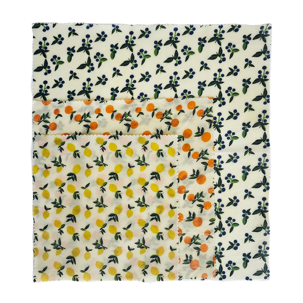 Vintage Fruit Beeswax Wrap