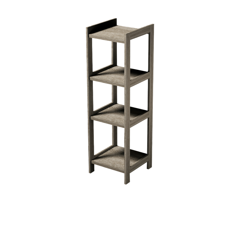 4 Tier MDF Shelf
